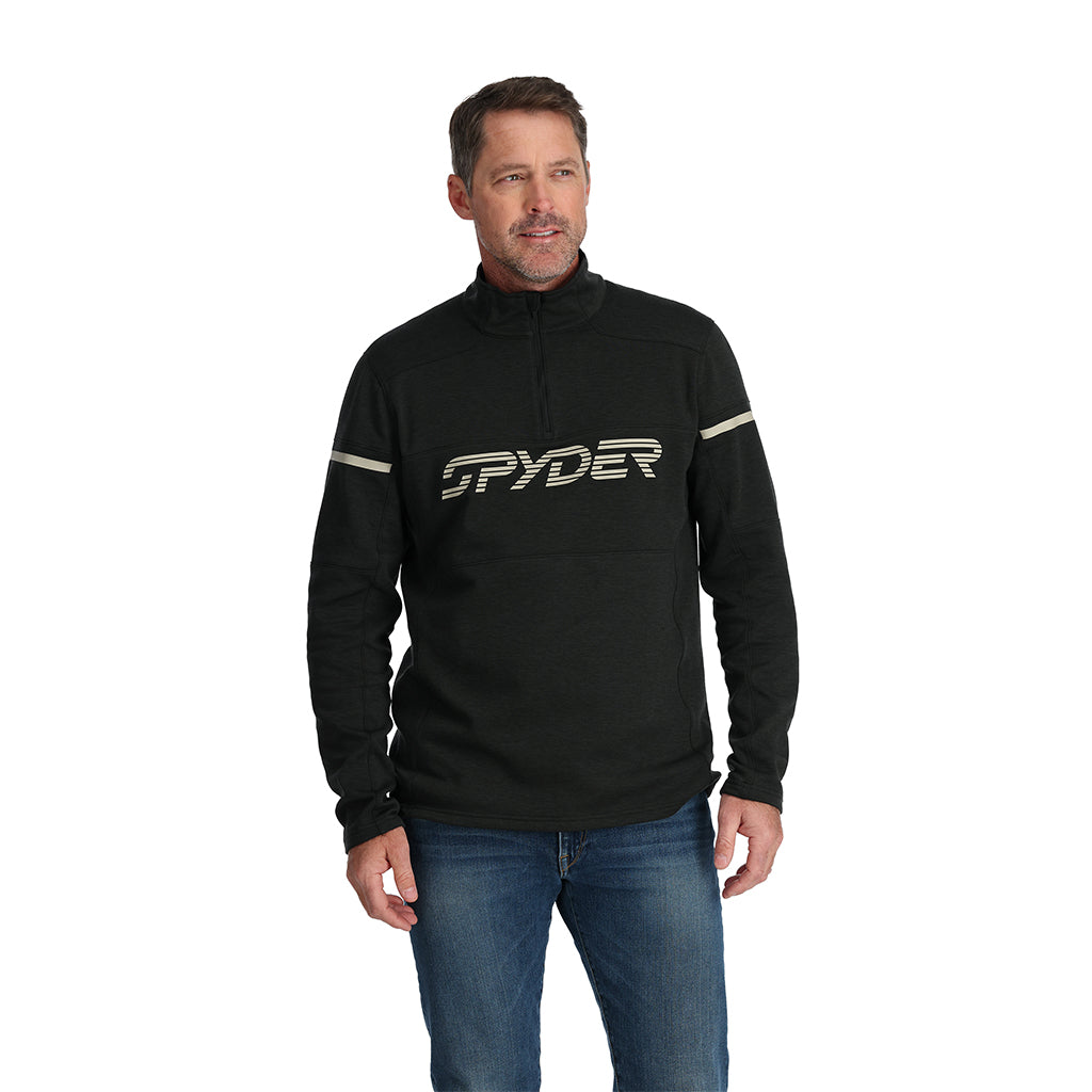Spyder Womens Speed 1/4 Zip Fleece Jacket Black Size (Clothing