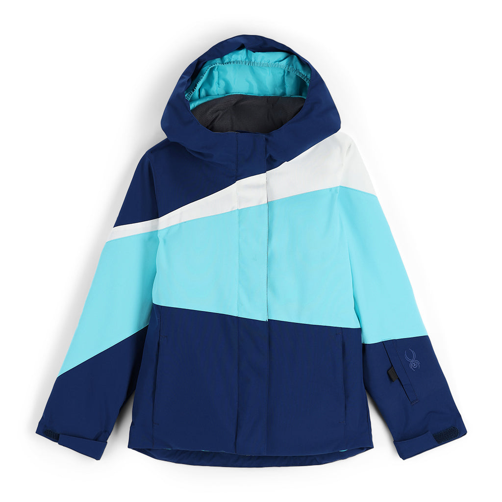 Zoey Insulated Ski Jacket - Abyss (Blue) - Girls | Spyder