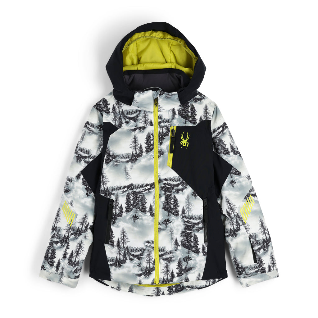 Spyder Challenger Jacket Black Chaquetas de esquí niños : Snowleader