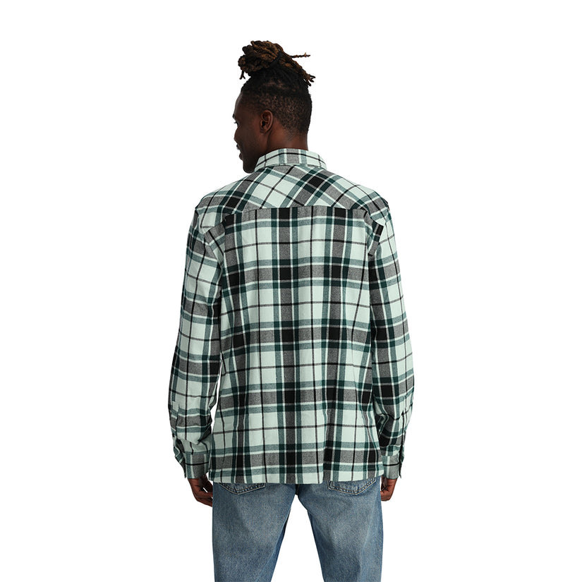 Mens Elevation Flannel - Wintergreen