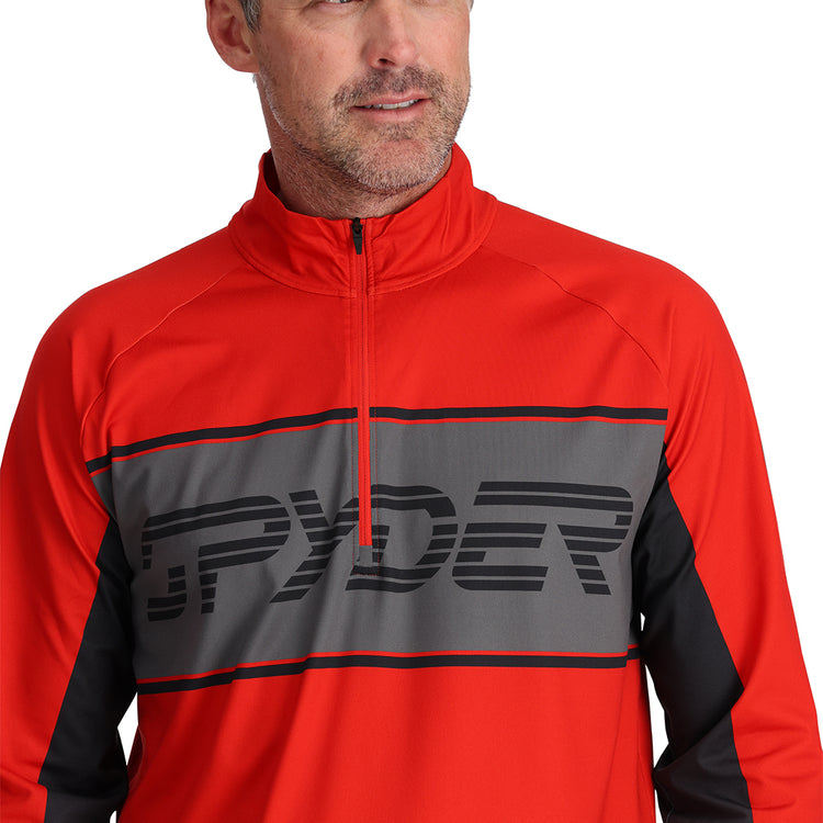 Mens Paramount Half Zip - Volcano