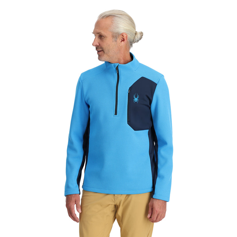 Mens Bandit Half Zip - Aether Blue