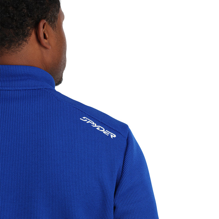 2024 Spyder Mens Bandit Half Zip Fleece Top - Electric Blue