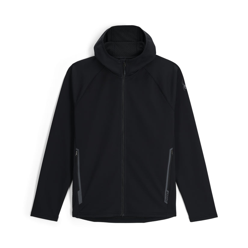 Mens Gridweb ShellFleece™ Hoodie - Black