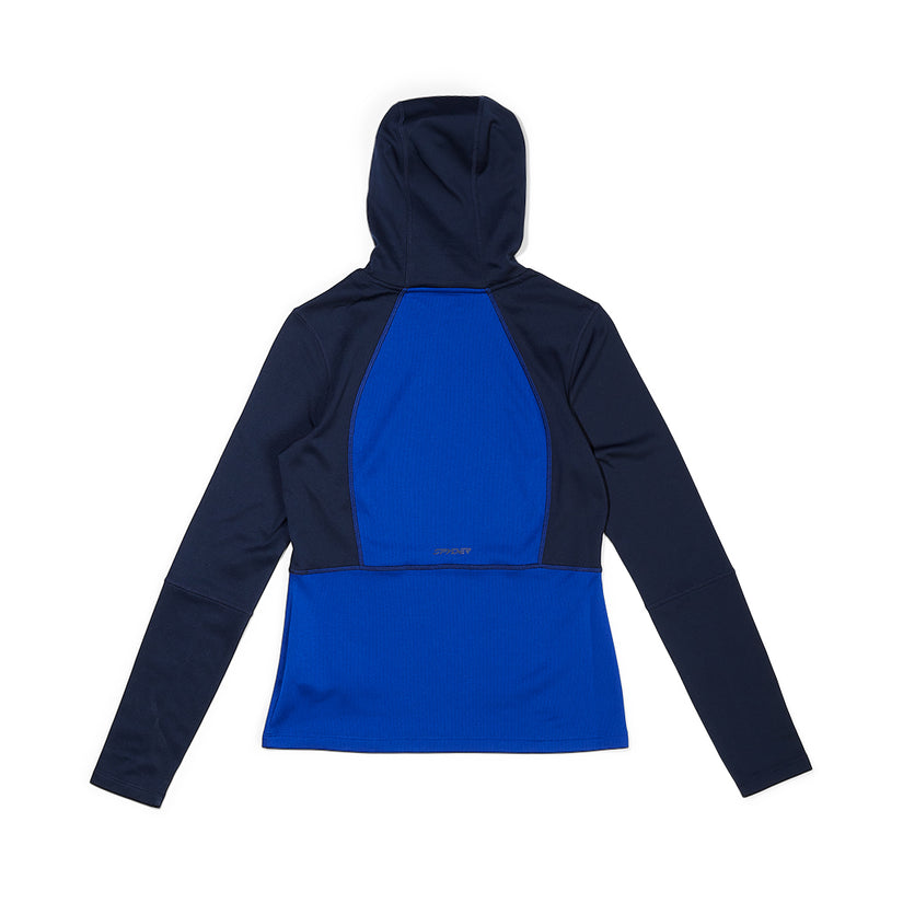 Womens Stretch Charger Hoodie - Electric Blue