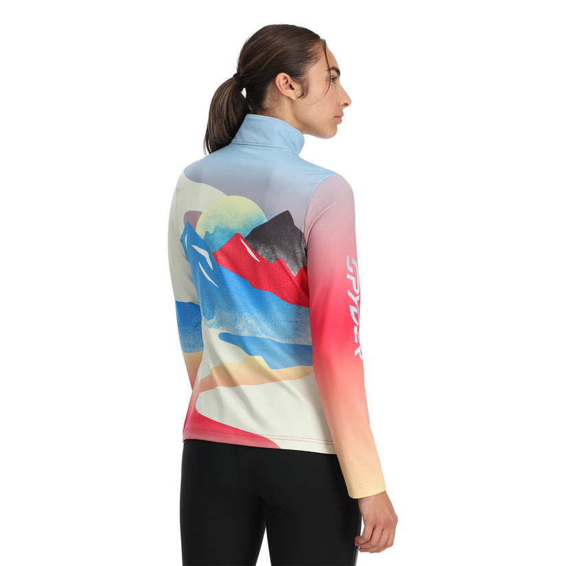 Womens Vivid Half Zip - Multi