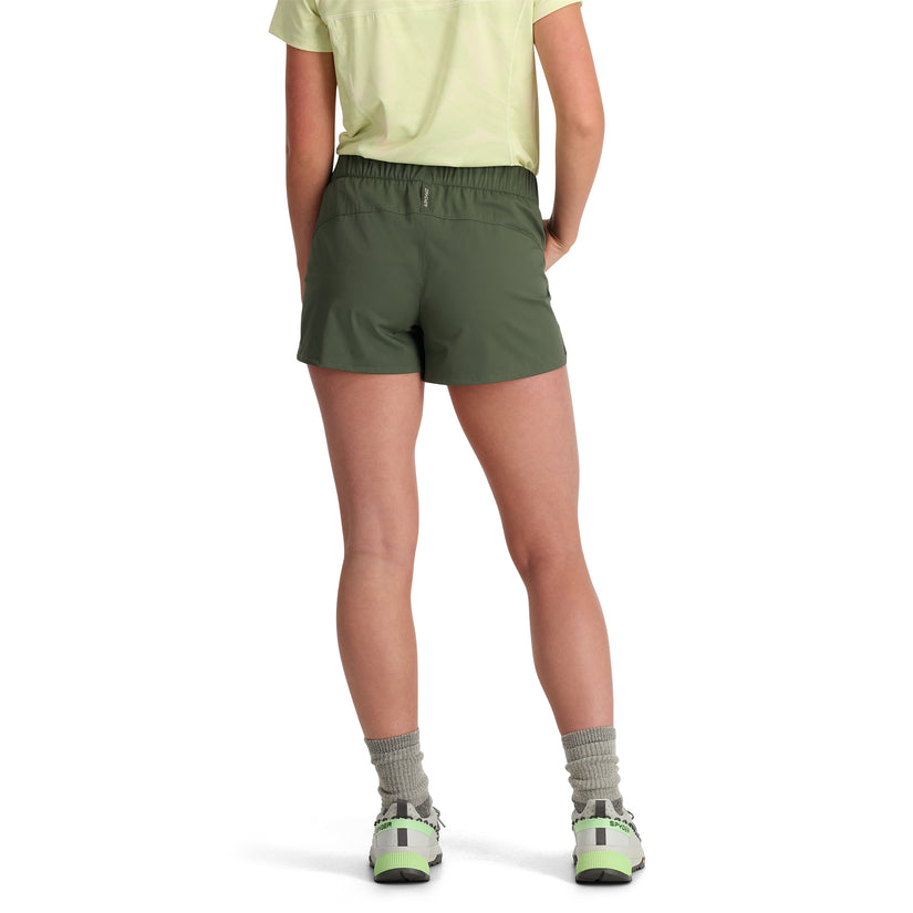 Womens Shift Short - Thyme Green