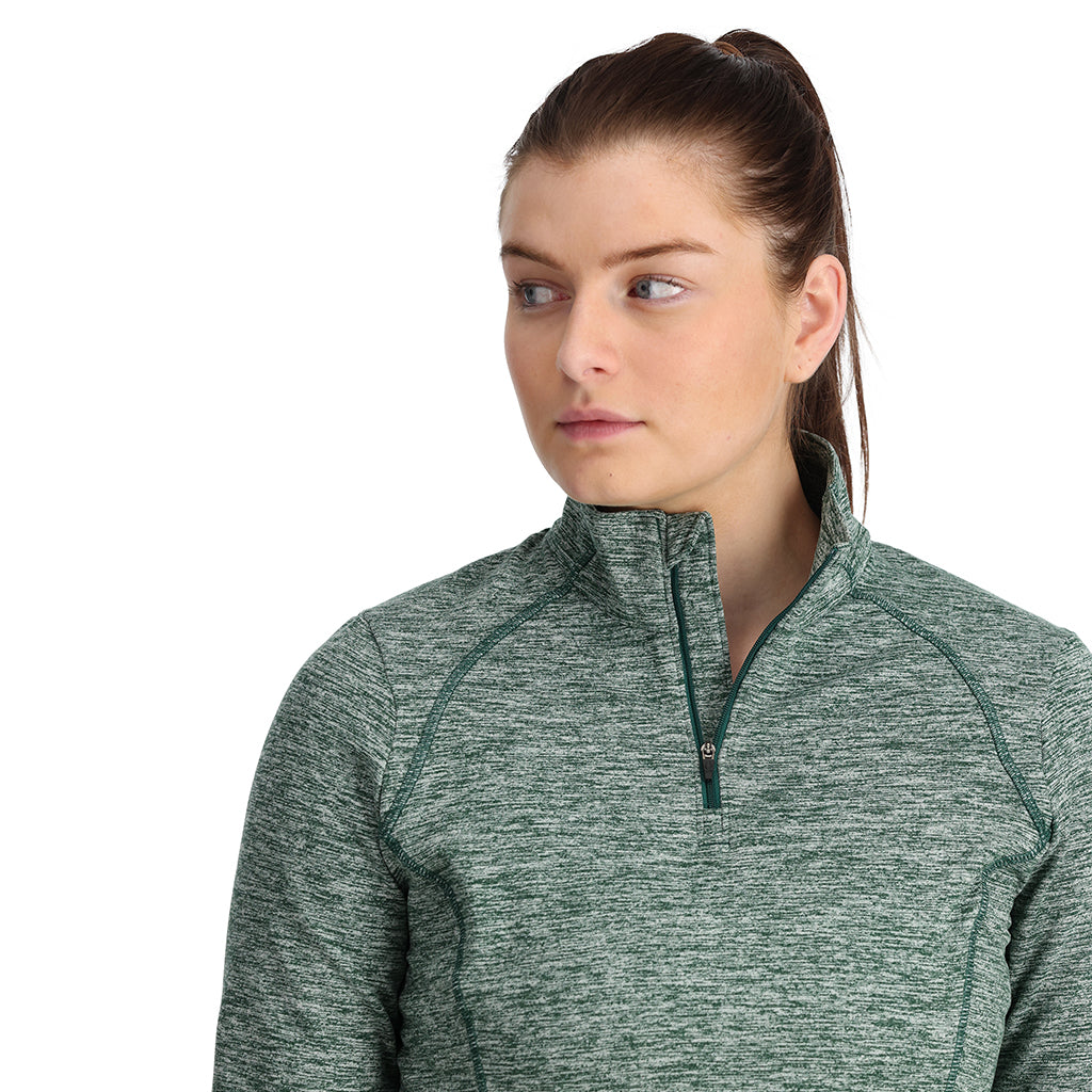 Womens Accord Half Zip - Cypress Green – Spyder