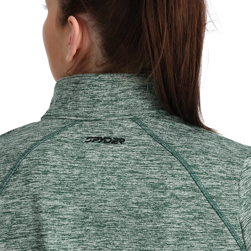 Womens Accord Half Zip - Cypress Green – Spyder