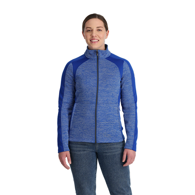 Women's Fleece Jacket CALI HOODIE W - blue - Fleece jacket - Voyage