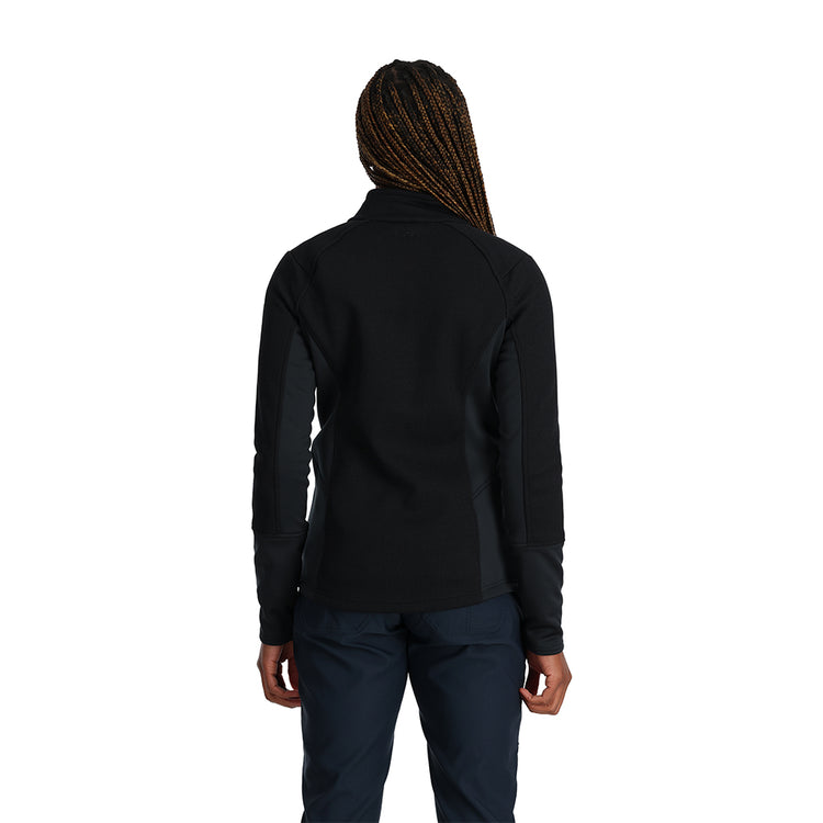 Sykooria Jacket Womens Medium Full zip Black on black camouflage