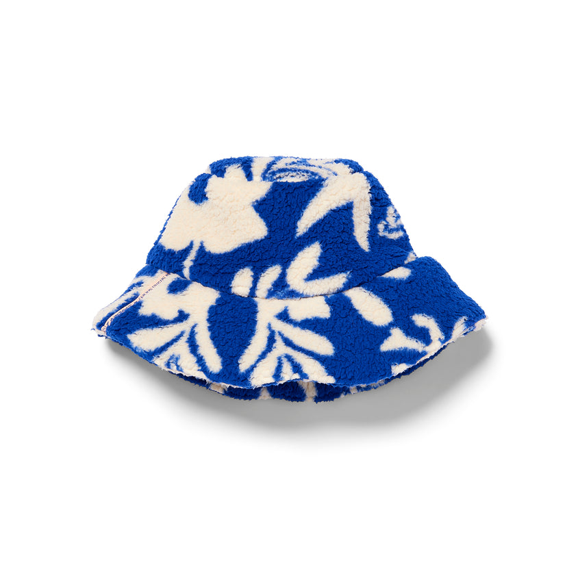 Unisex Society Fleece Bucket Hat - Society Electric Blue