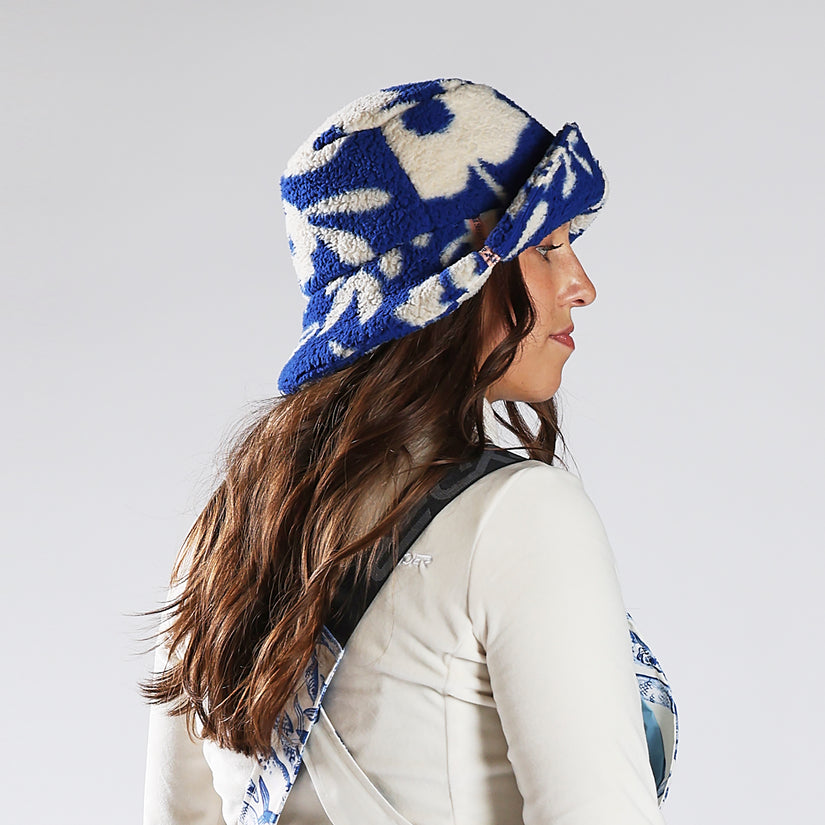 Unisex Society Fleece Bucket Hat - Society Electric Blue