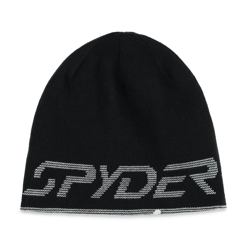 Boys Reversible Bug Beanie - Black