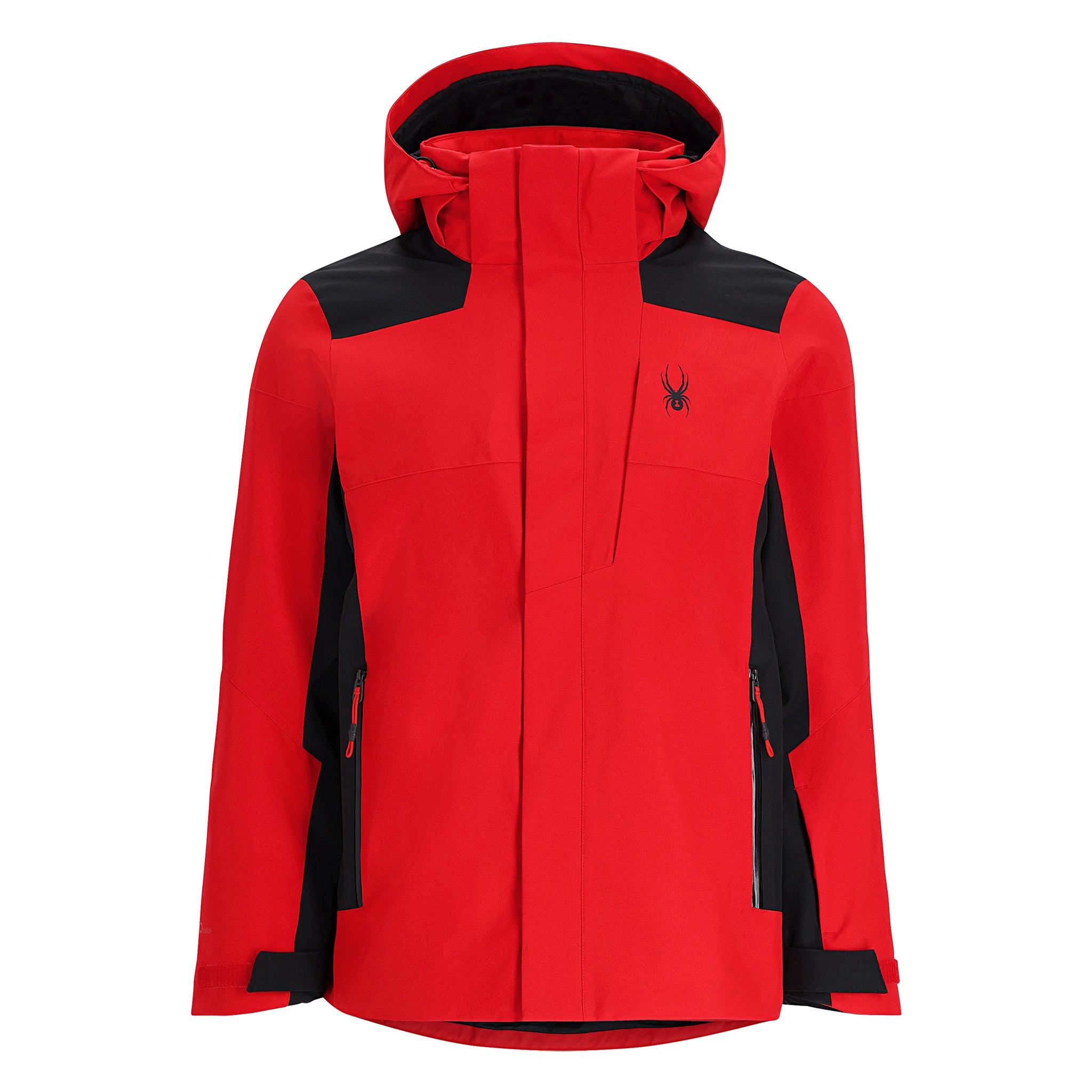 Spyder Men's Tempo Jacket ~ Red shops & Black ~ L