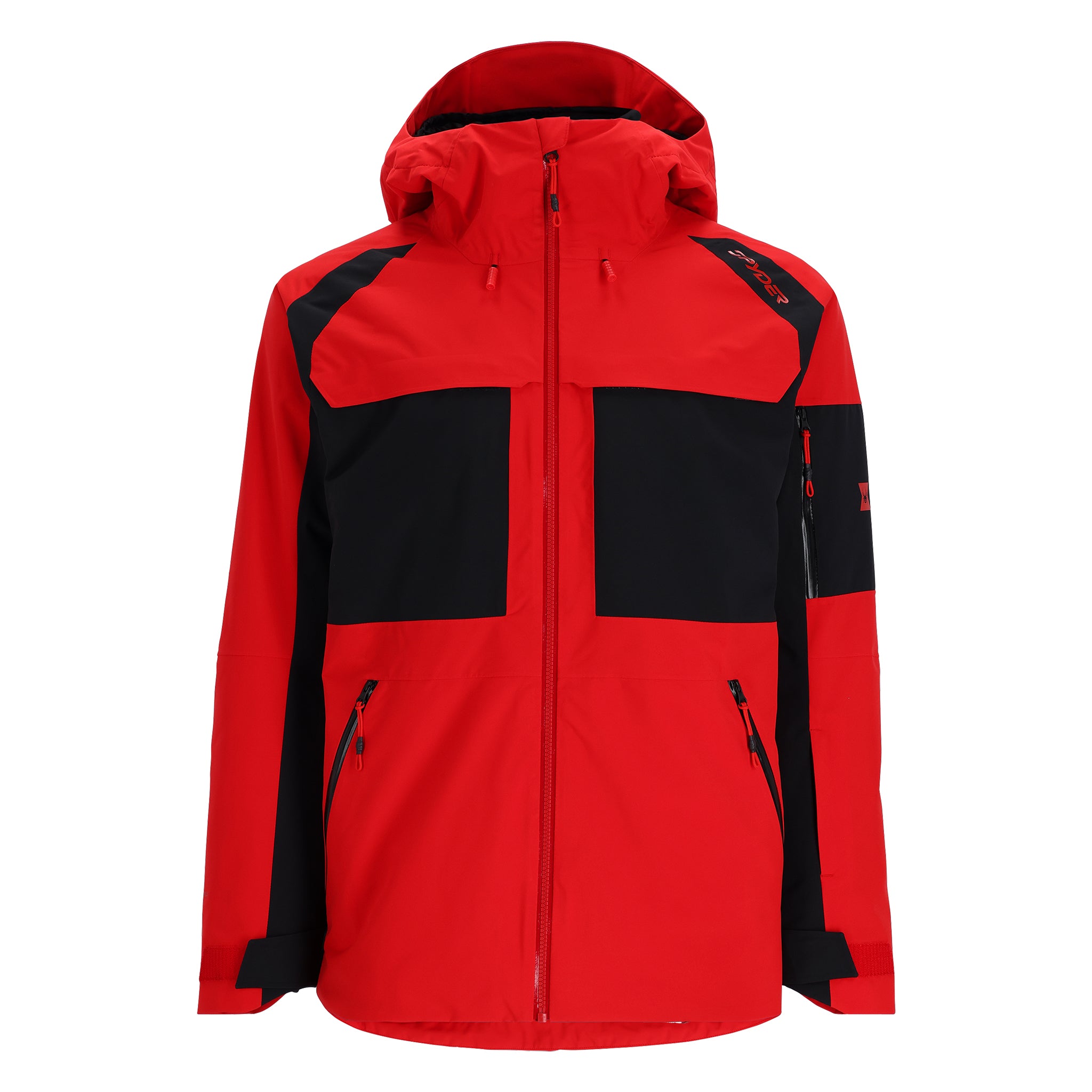 Spyder Men's Tempo Jacket ~ Red & Black store ~ L