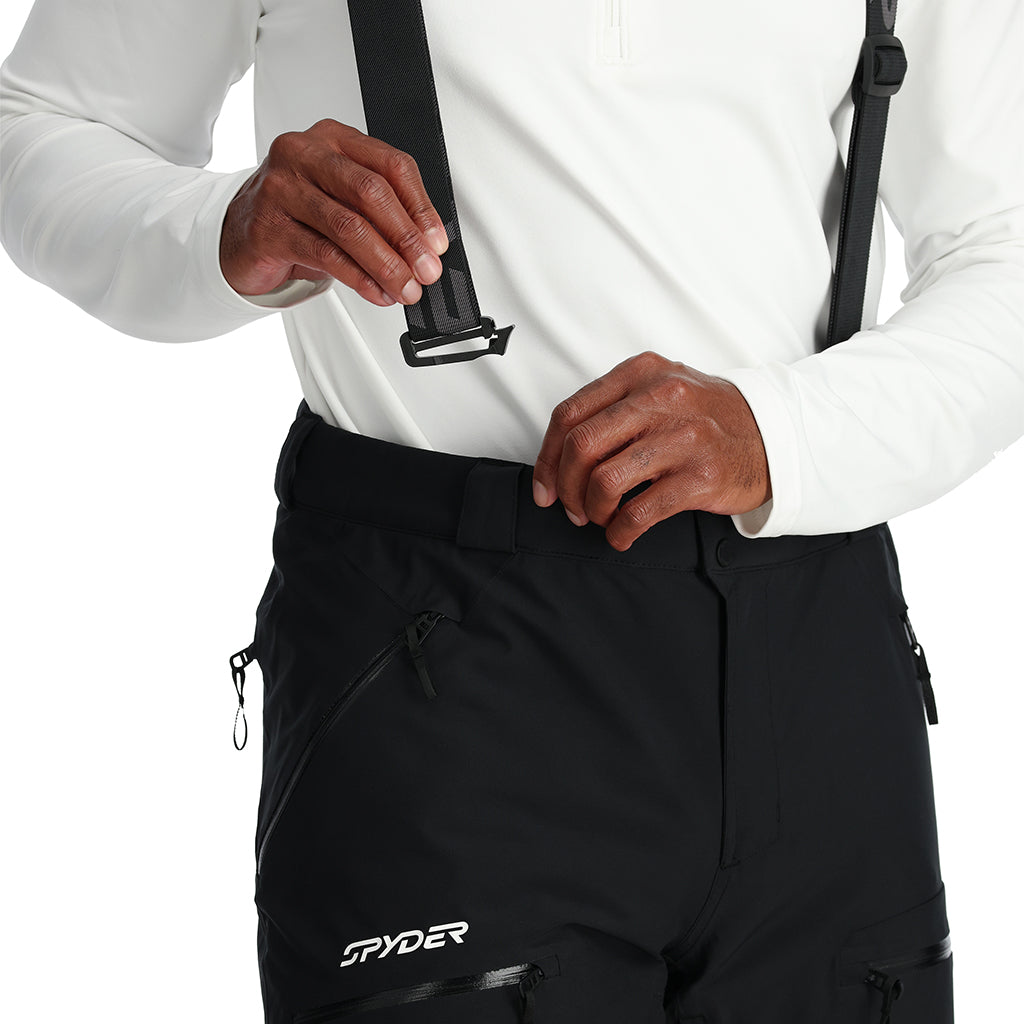 Spyder, Strabo tight pants, men, black- polar Ski Wear