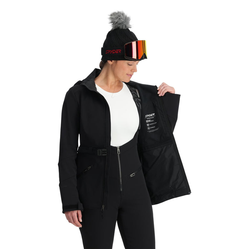 Womens Glacial Softshell - Black