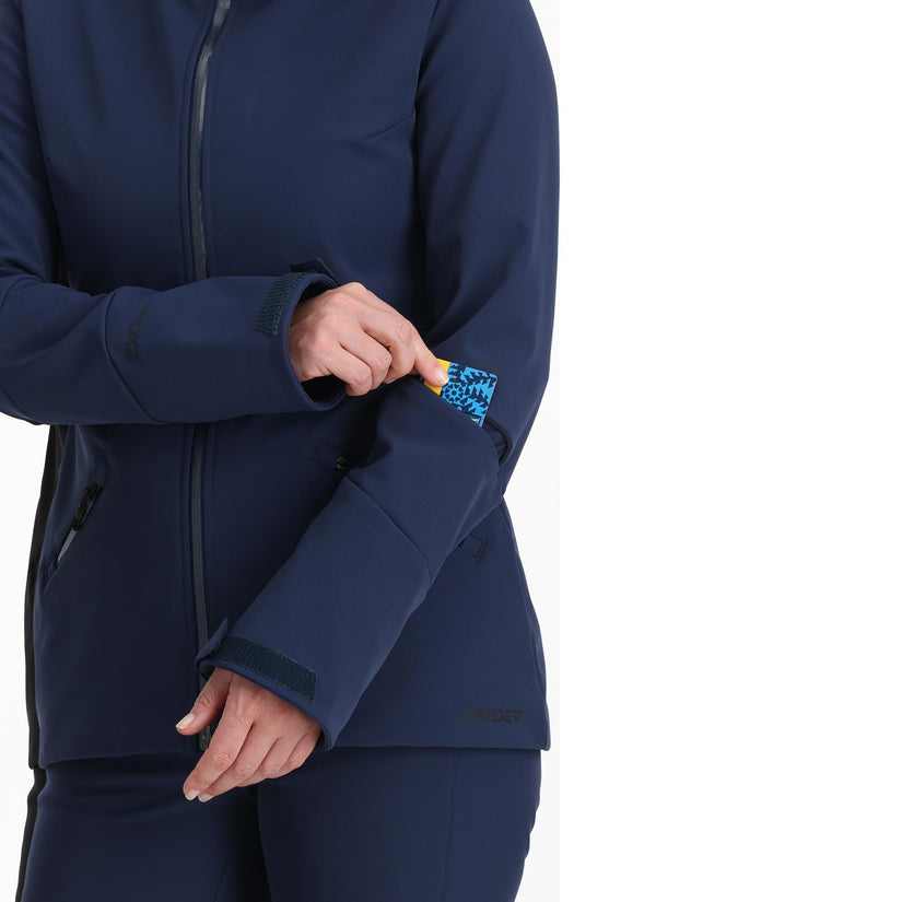 Womens Glacial Softshell - True Navy