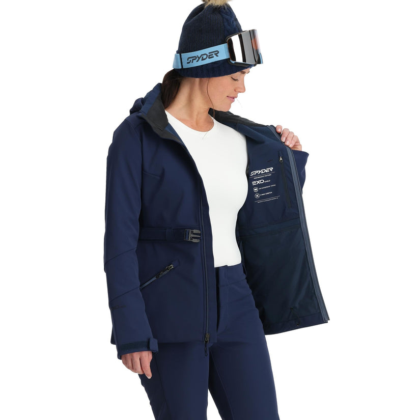 Womens Glacial Softshell - True Navy