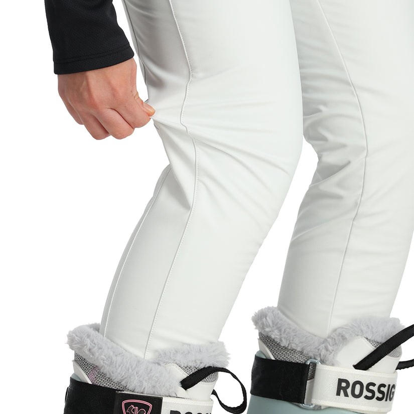 Womens Painted On Softshell Pants - White