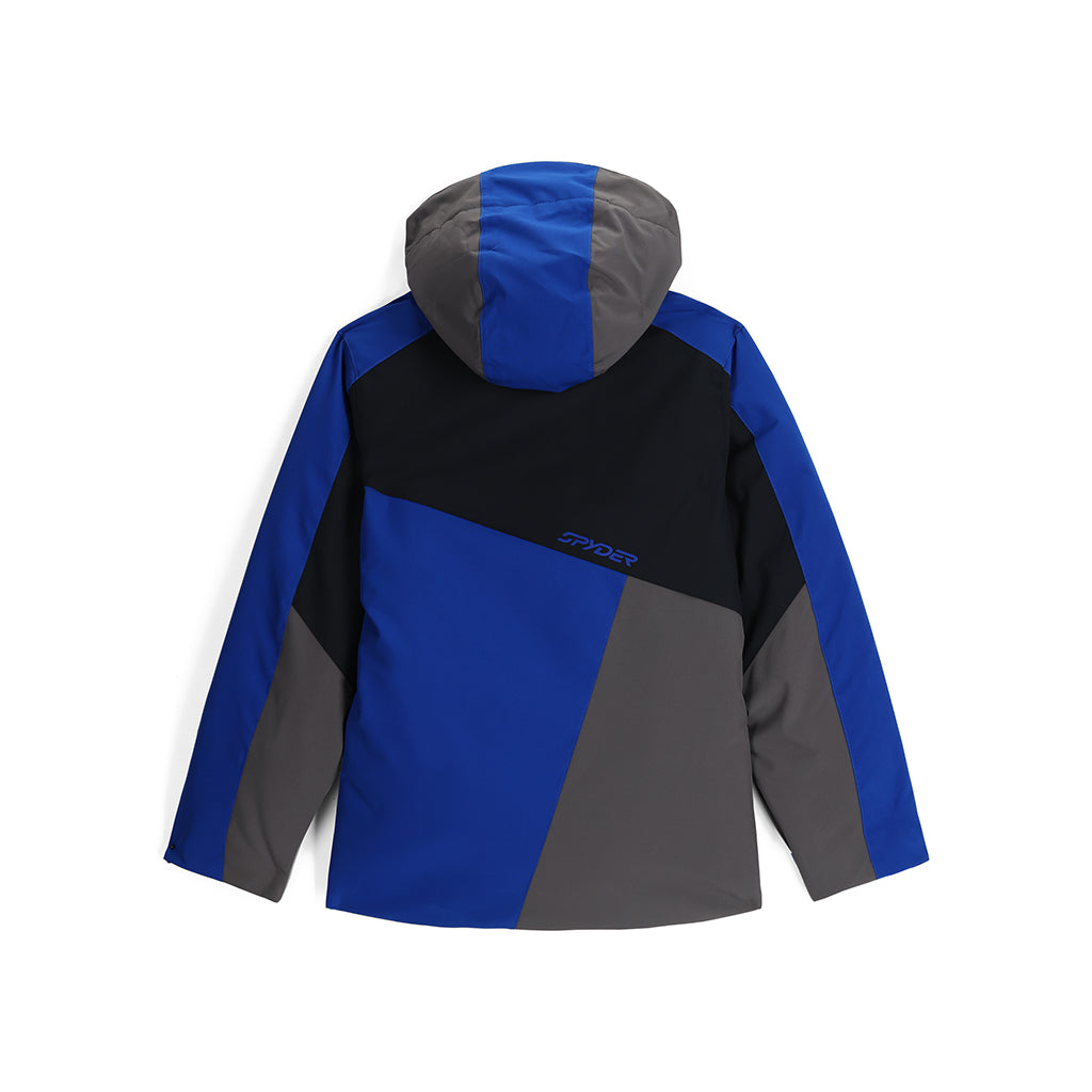 Spyder Boy's Chamber Jacket - French Blue Black Burst 