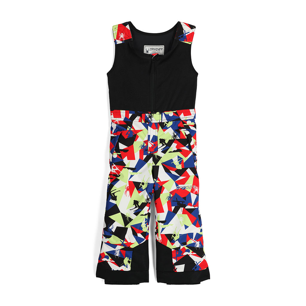 Spyder discount kids size 5 black/red snow bib with extended grow feature