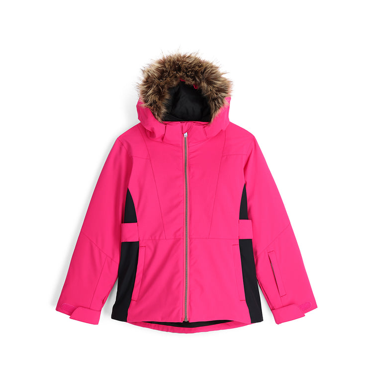 Spyder Hoodie Sweatshirt Black Pink Logo Pullover Pockets Women’s Size  Large NWT