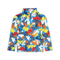 Little Boys Glacial Half Zip - Yeti Camo Aether Blue