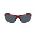 Semi-Rim Wrap Sunglasses - Red