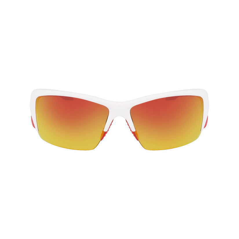Semi-Rim Sport Wrap Sunglasses - Snow