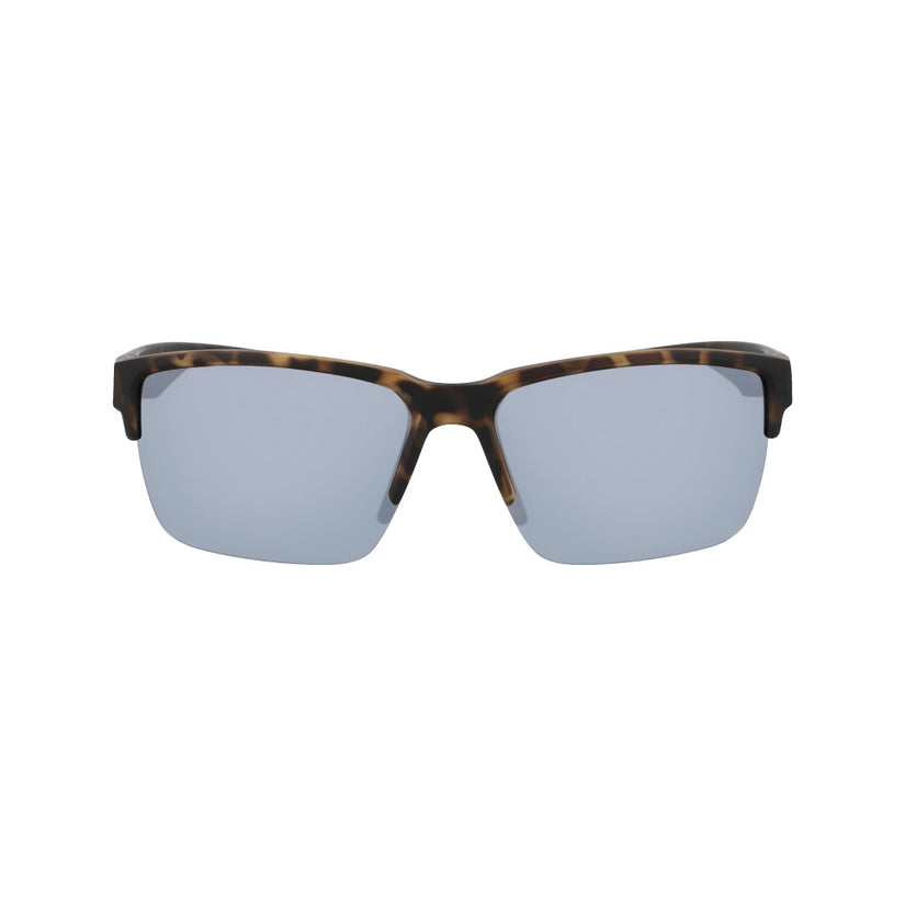 Modern Semi-Rim Square Sunglasses - Tortoise