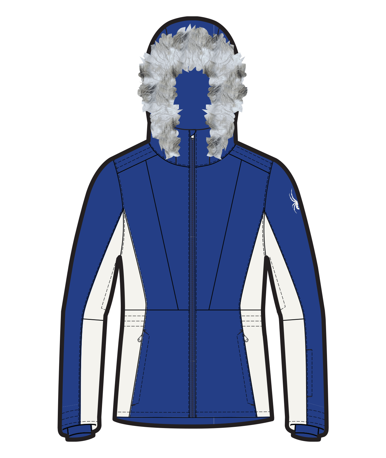 Spyder Vida Jacket Womens 2024 Electric Blue – Elevation107