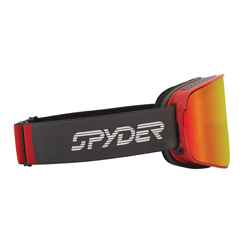 Spyder NFX2 Goggles + Bonus Lens - Volcano/Red Ion and Light Rose