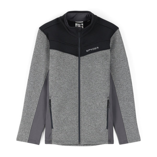 Encore Full Zip Sweater - Black Ebony (Black) - Mens | Spyder