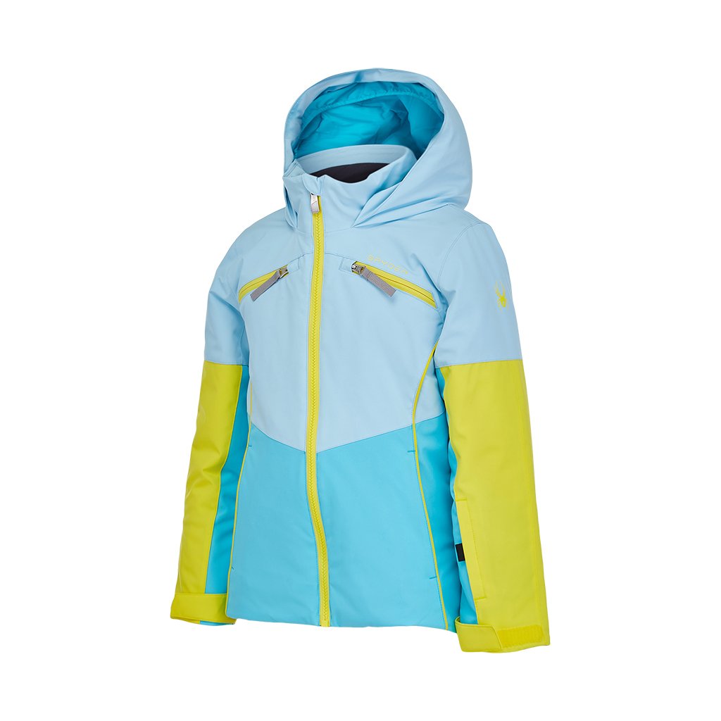 Conquer Insulated Ski Jacket Bahama Blue Blue Girls Spyder