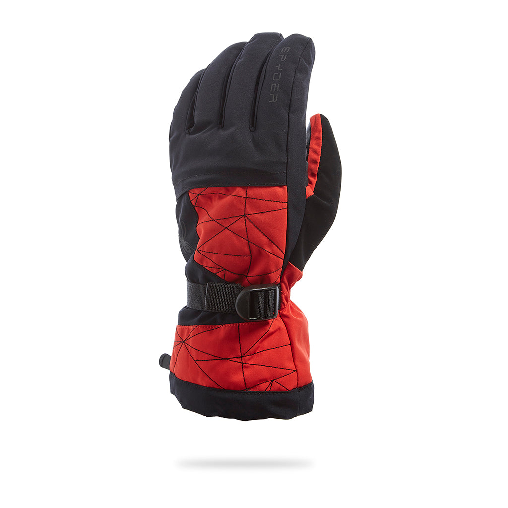 Overweb Ski Glove - Volcano (Red) - Mens | Spyder