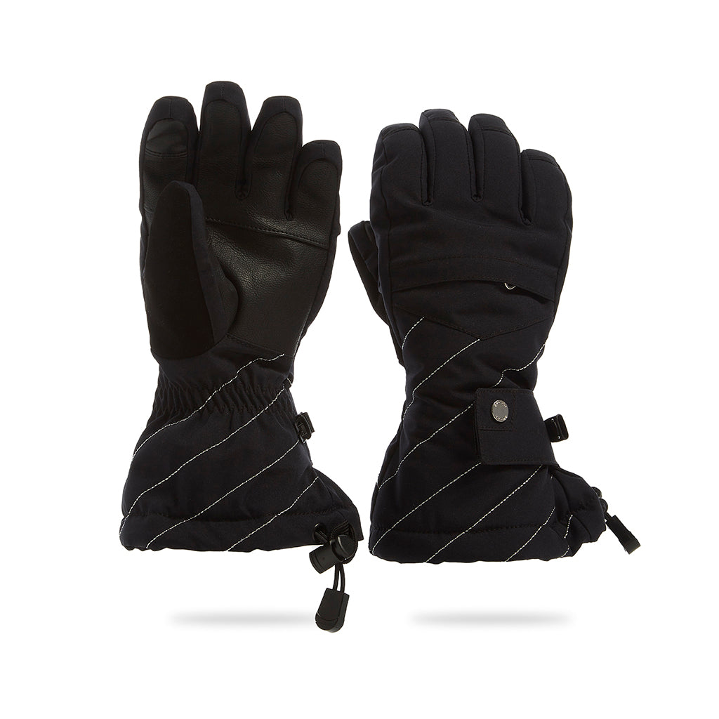 Synthesis Ski Glove - Black Black (Black) - Girls | Spyder