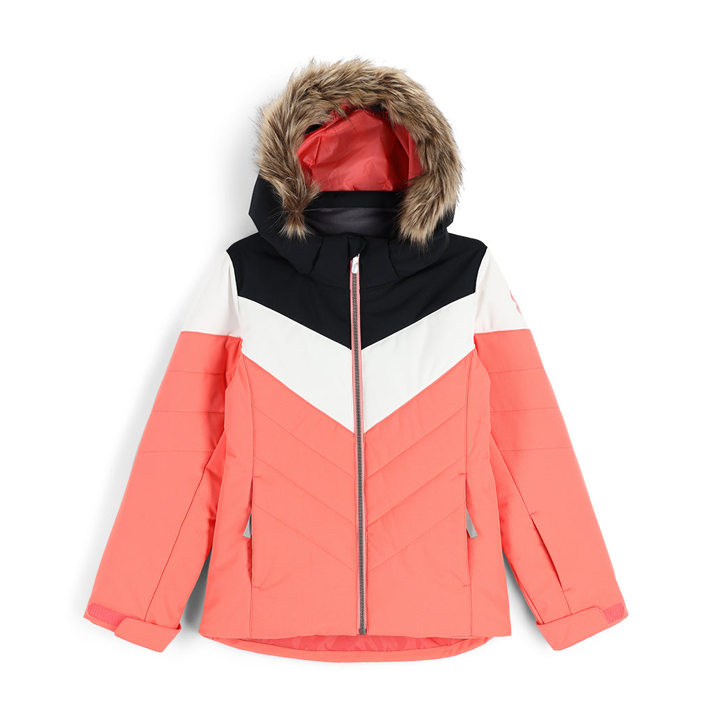 Lola Insulated Ski Jacket - Tropic (Orange) - Girls | Spyder