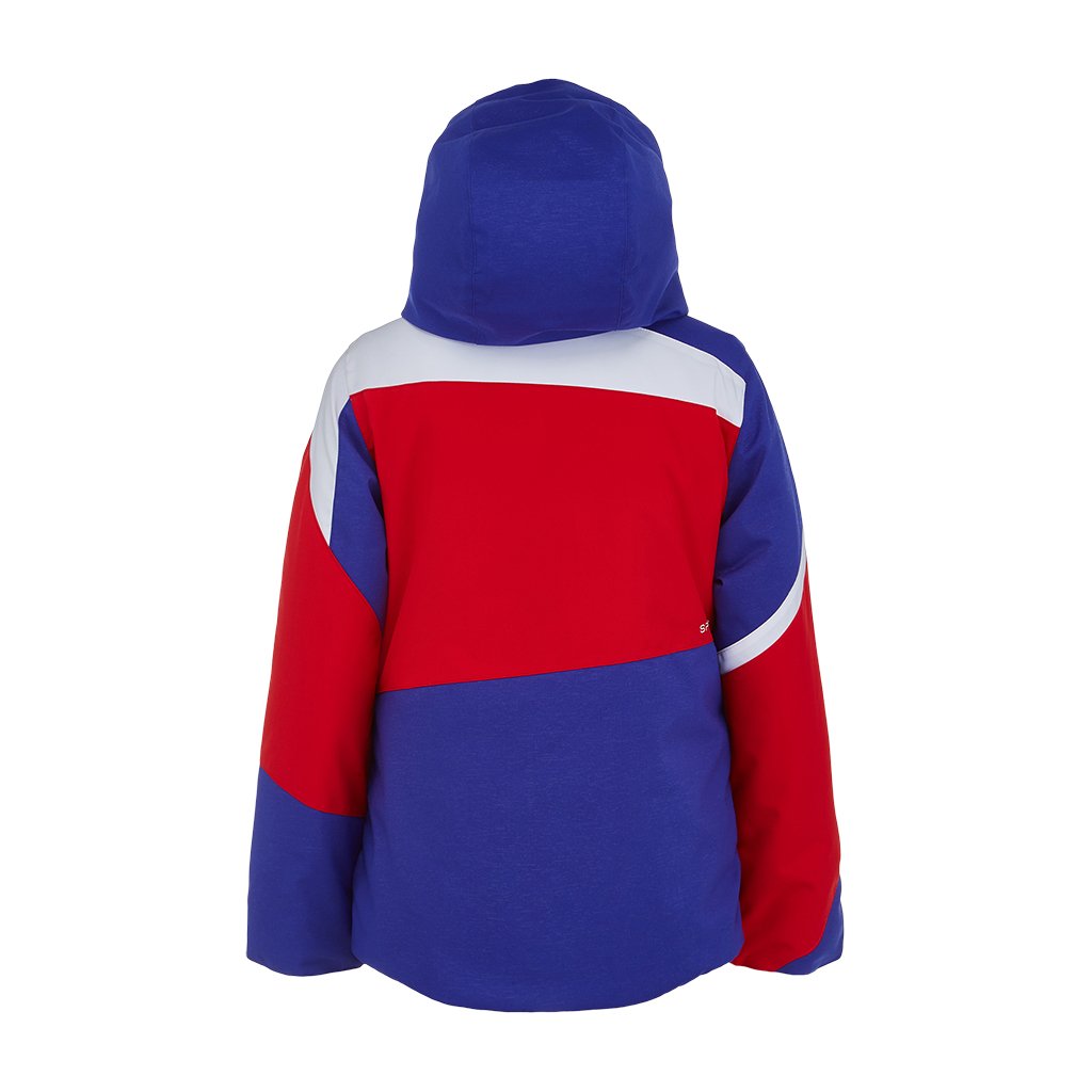 Zoey Insulated Ski Jacket - Sparkle Blue My Mind (Blue) - Girls | Spyder