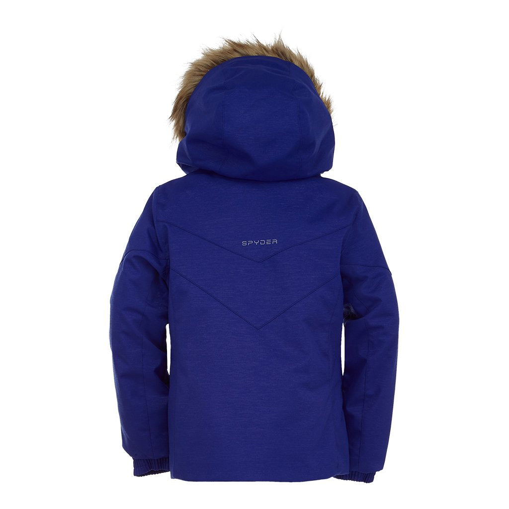 Lola Insulated Ski Jacket - Sparkle Blue My Mind (Blue) - Girls | Spyder