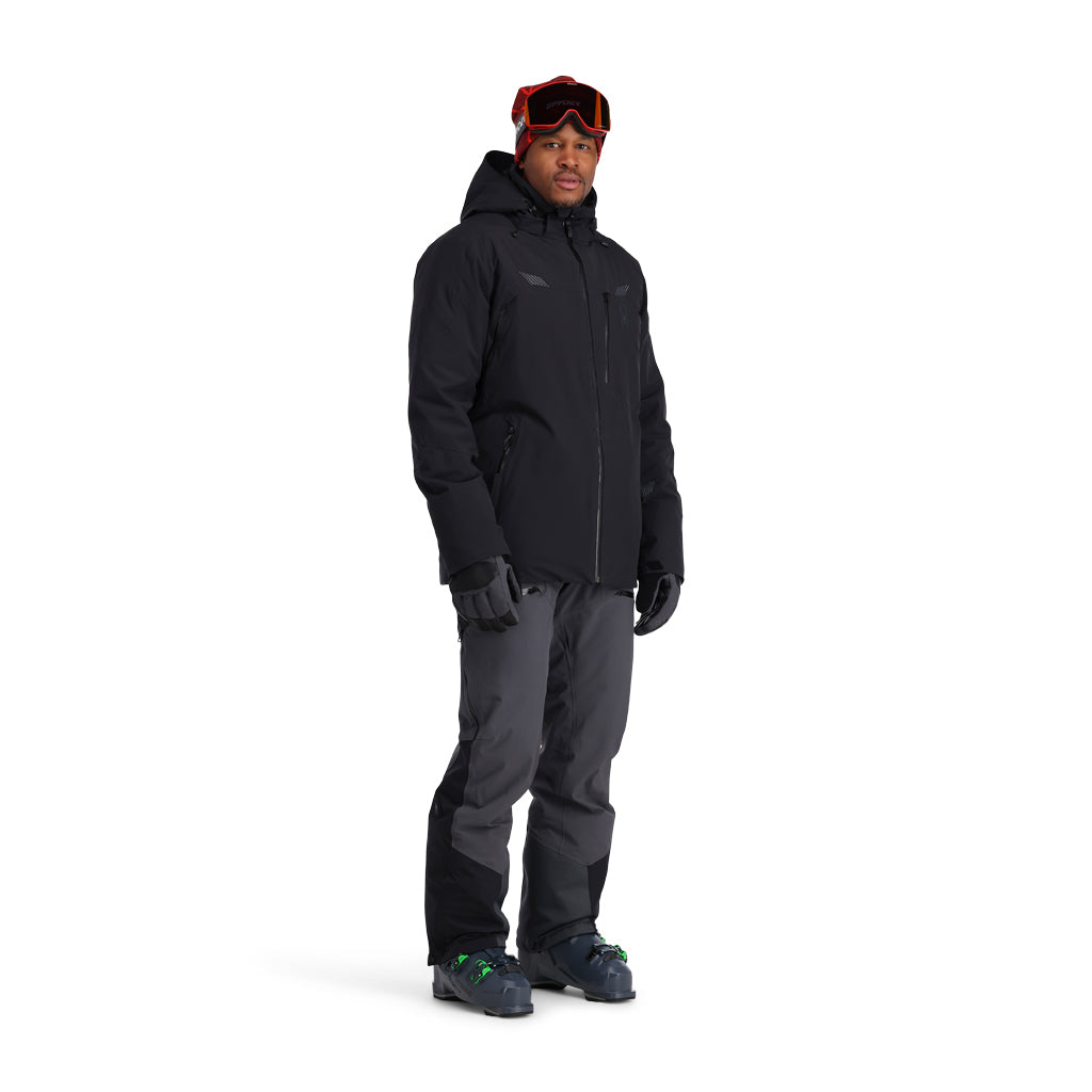 Leader Insulated Ski Jacket - Black - Mens | Spyder