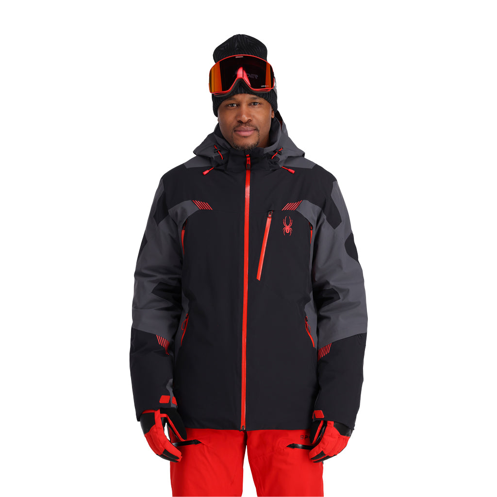 Leader Insulated Ski Jacket - Black Collegiate (Black) - Mens