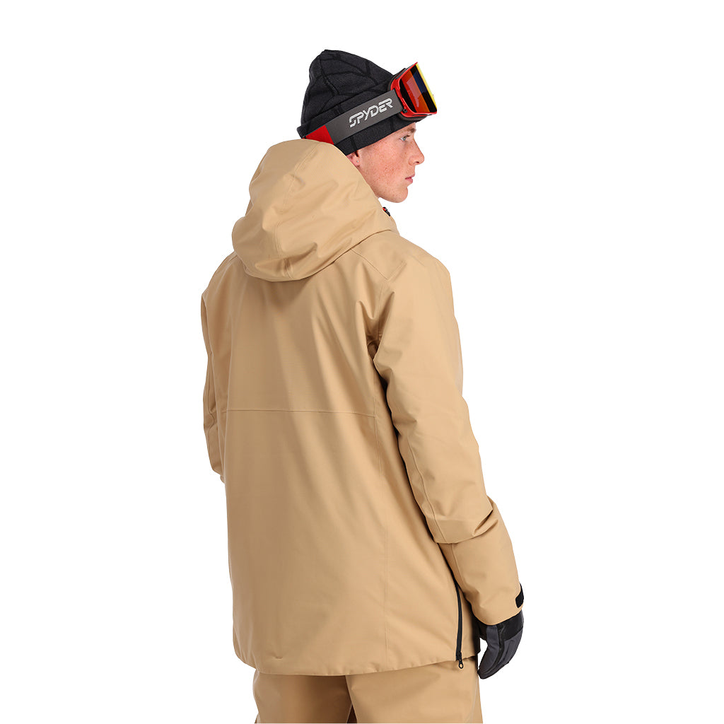Signal Insulated Ski Anorak Jacket - Tannin (Beige) - Mens | Spyder