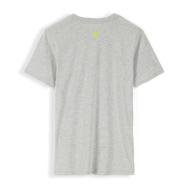 Spyder Retro Logo Tee T-Shirt - Heather Gray (Grey) - Mens