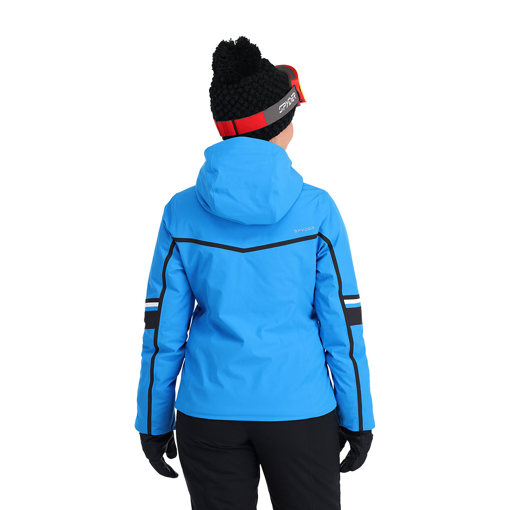 | Jacket Collegiate Ski Womens - - (Blue) Insulated Poise Spyder