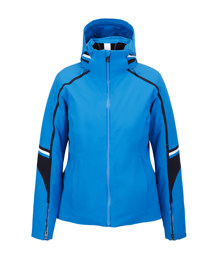 - | (Blue) Ski Spyder Womens Jacket Poise - Insulated Collegiate
