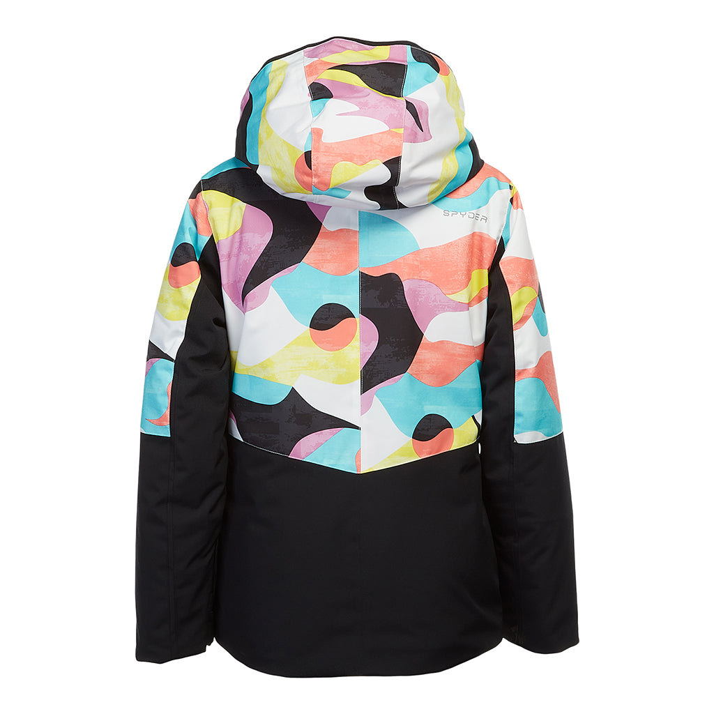 Conquer Insulated Ski Jacket - Multi Color Design - Girls | Spyder