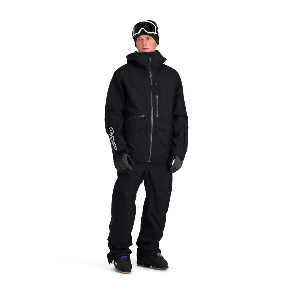 Sanction Shell Ski Jacket - Black - Mens | Spyder