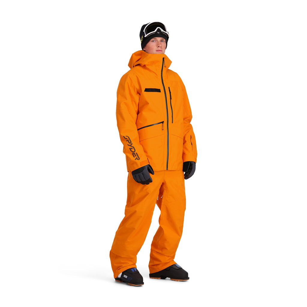 SPYDER ski suit overalls orange womens shops sz 10 or M